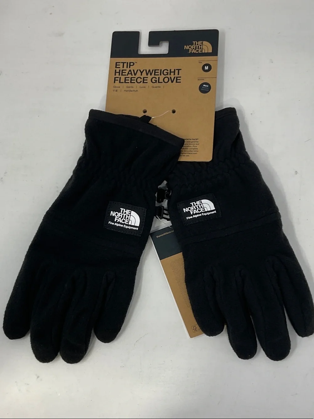 The North Face Men’s ETIP Heavyweight Fleece Gloves - Black